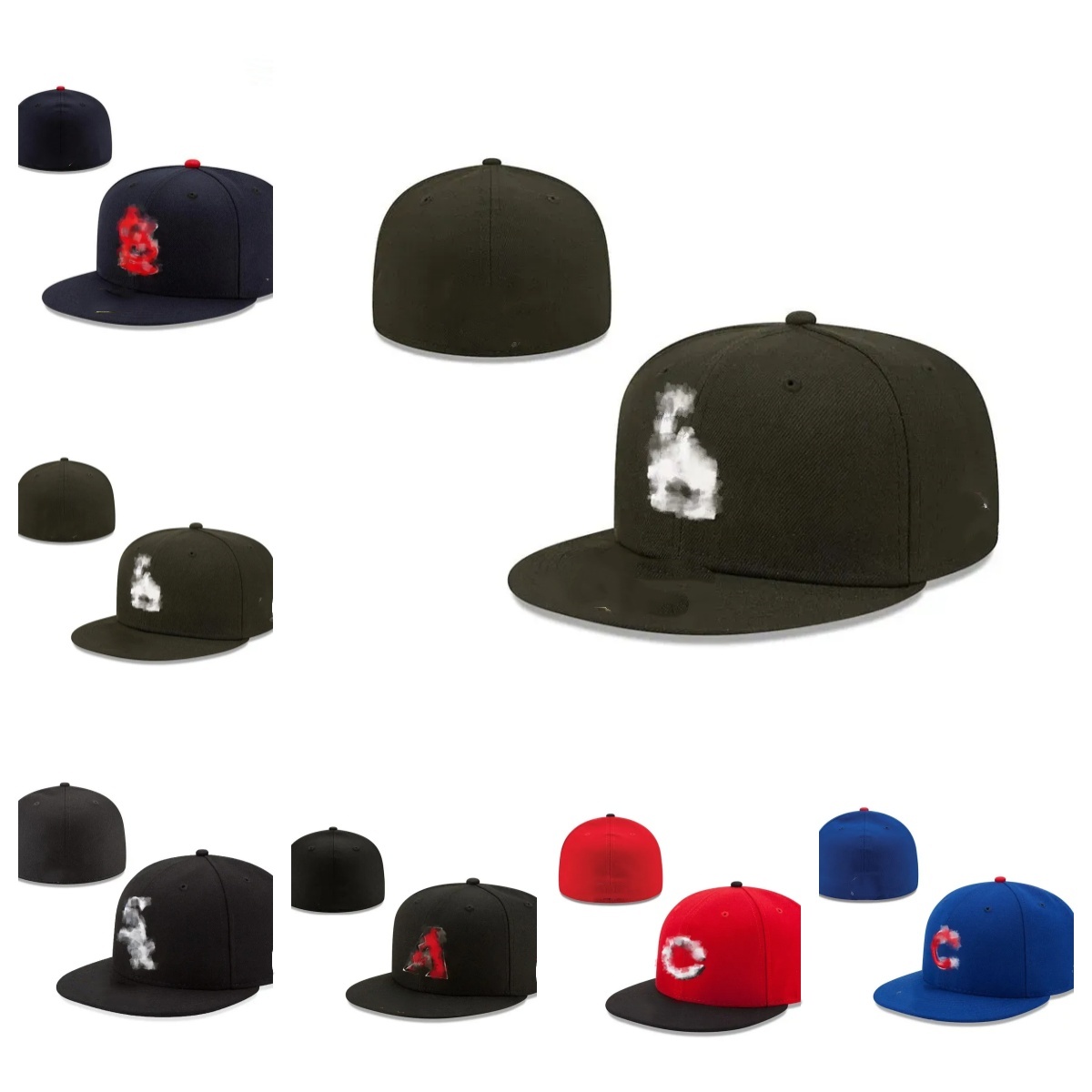 designer Fitted hats Snapback classical hat basketball Caps All Team man woman Outdoor Sport Embroidery Cotton flat Closed sun cap mix color high qu