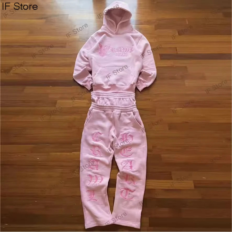 Latest Creative Y2K embroidery Hoodies Men clothing Harajuku Hooded Sweatshirt Gothic Hip Hop Oversized Jackets Streetwear Suit 260605