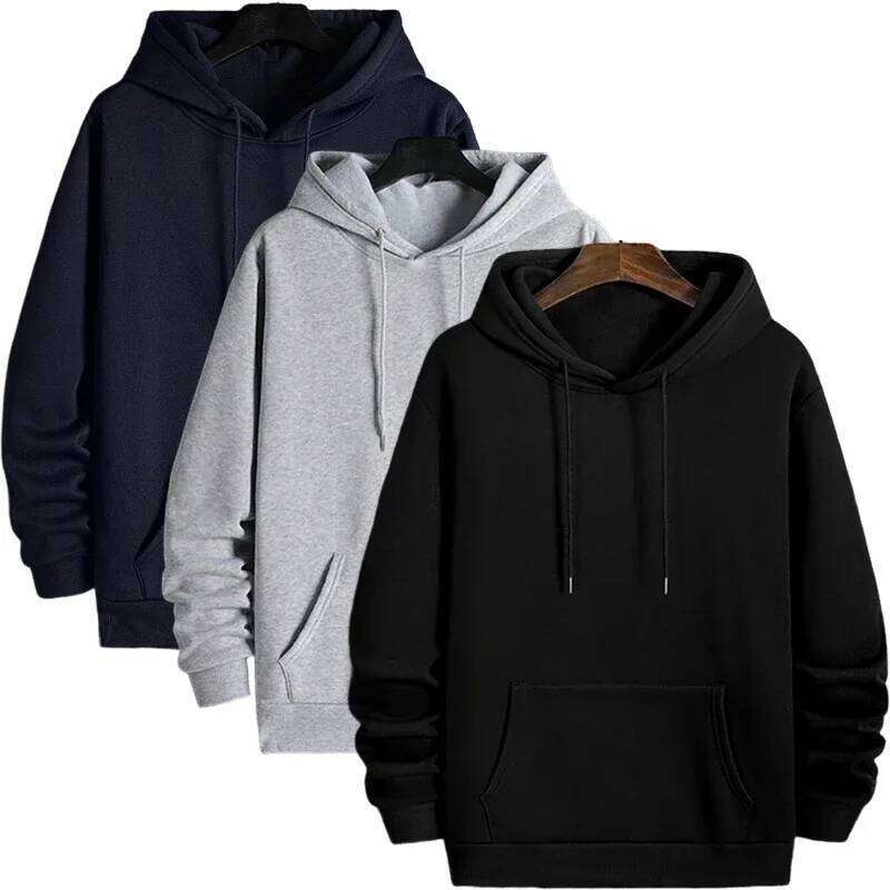 Hot Sales New Tracksuit Clothing Solid Color Casual Sweatshirts Outdoors Sports Jogging Mens Hoodies HighQuality Sportswear J260624
