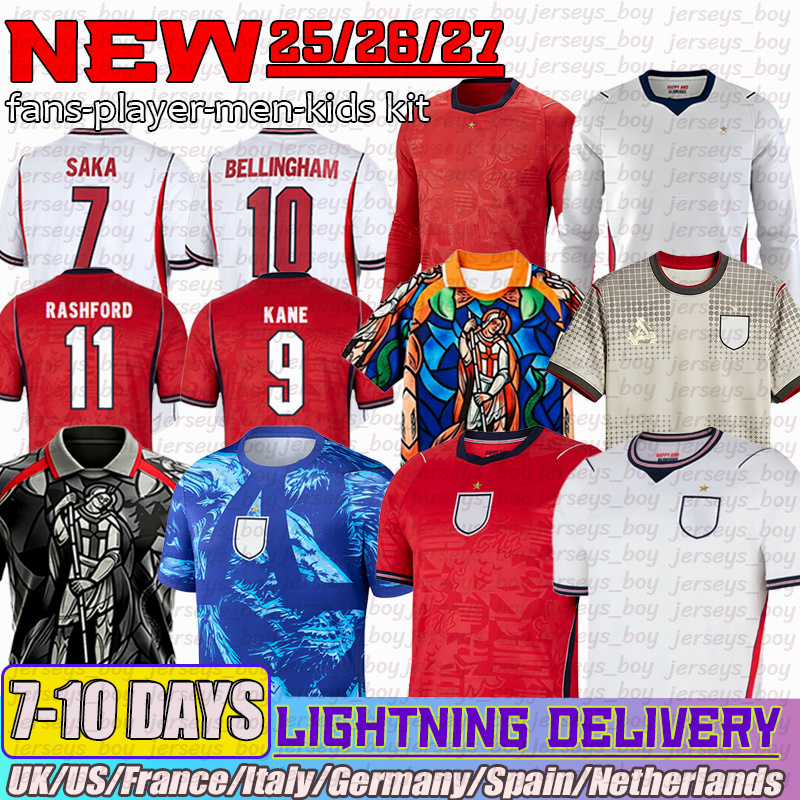 england shirts 2026 Home Away BELLINGHAM KANE england world cup 2026 Soccer Jerseys 3XL XXXL SAKA RICE EZE JAMES england football kit 2026 Long s-image-944608111