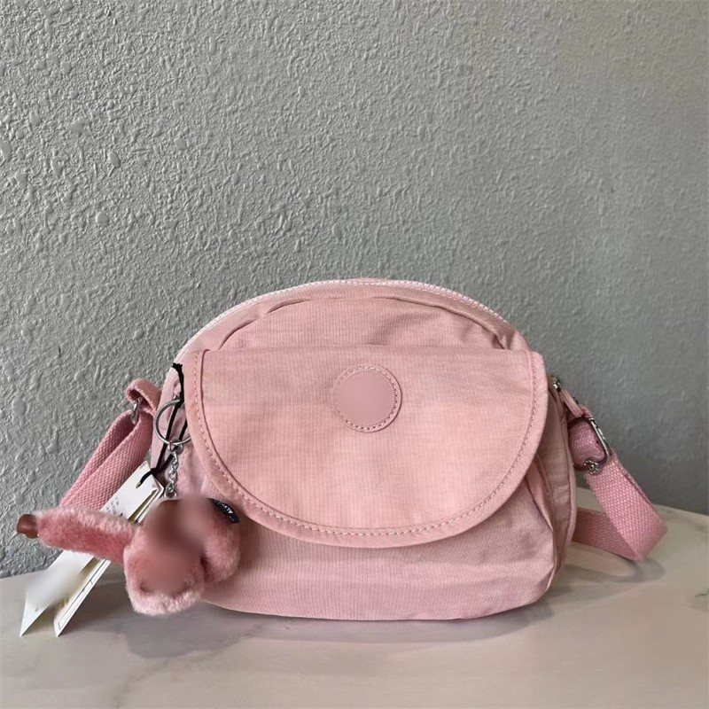 Kippling Backpack Kiplink Kiplin Mirror Quality Monkey Bag Handbags For Women Summer Nylon Waterproof Casual Travel Small Round Flap Mini Shoulder C