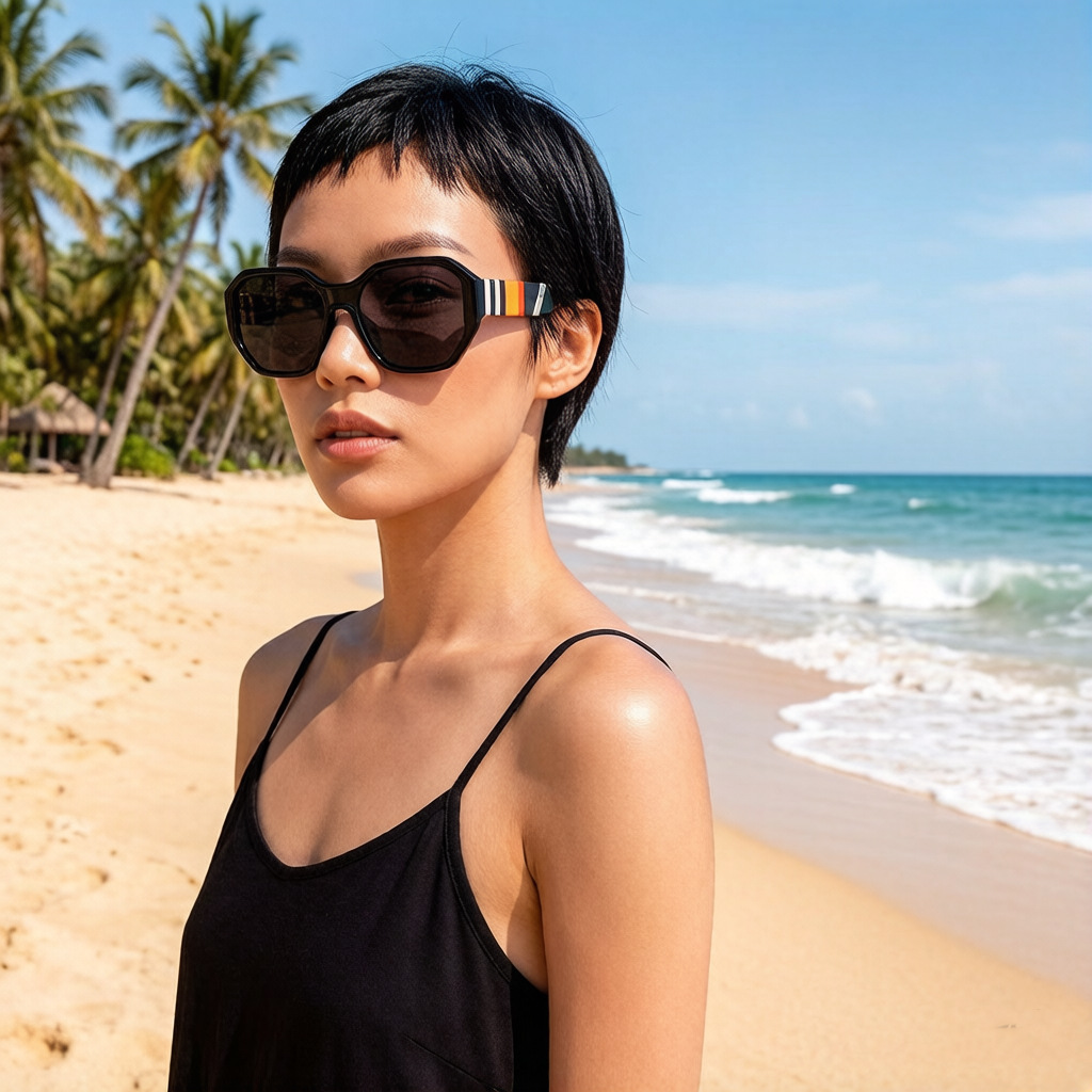 Premium Brand Designer Sunglasses 2026 New Model Women's Sunglasses, Small Square Frame, High-End Polarized UV Protection, Versatile And Fashio