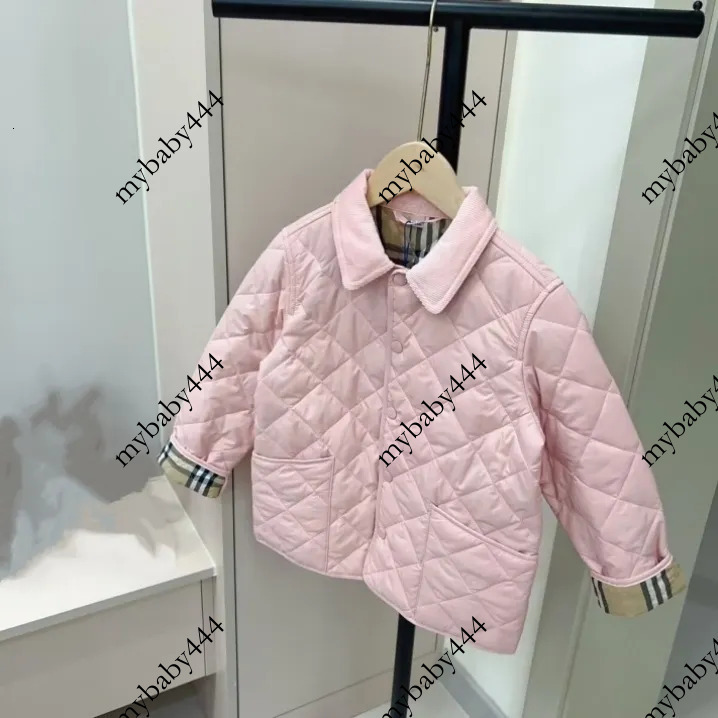 Designer Coat Children Clothes Boys Girls Luxury Puffer Clothing Tops Cotton Outwear Color Blocked Down Jacket Kids A4