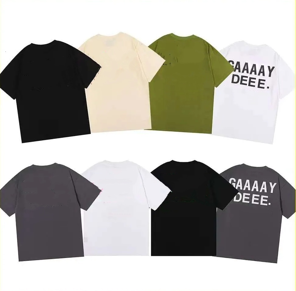 Camicie da uomo T Shirt Camicia da uomo Designer Top Magliette Top Donna T-shirt per amanti Lettera Manica corta Girocollo Moda Hip Hop Cotone Nero