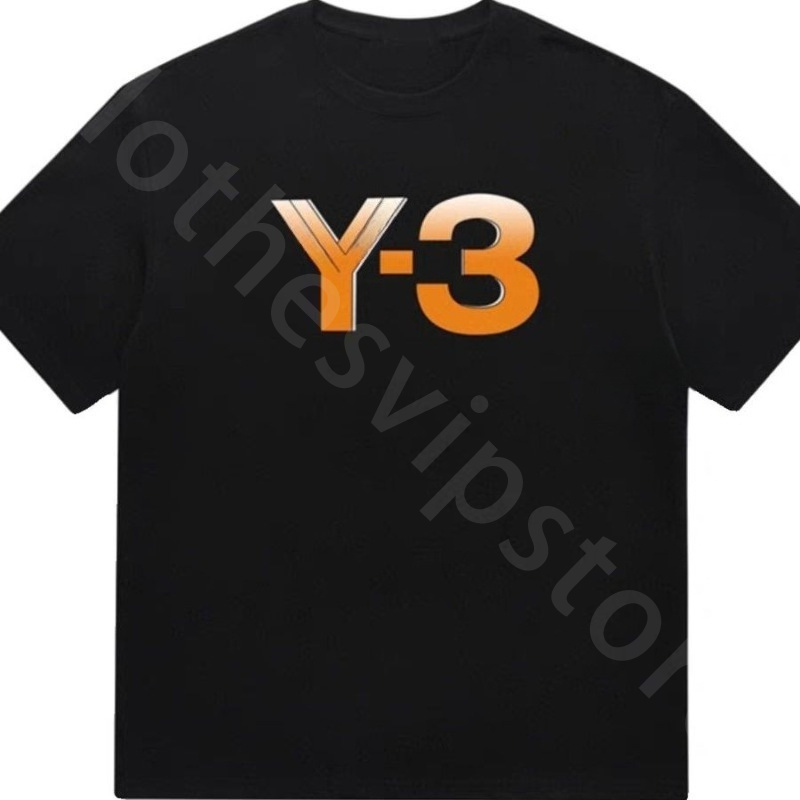 Quite Luxury Designer Mens T Shirts Summer Y3 Printed Round Neck Short Sleeved T Shirt Y1289