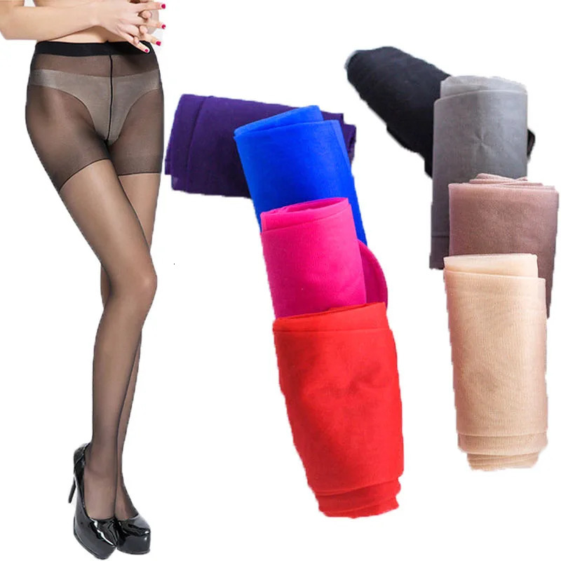 2026 Candy Color Ultrathin Female Seamless Spring Summer Long Stockings Woman Sexy Sheer Tights Breathable Lady Pantyhose 260623