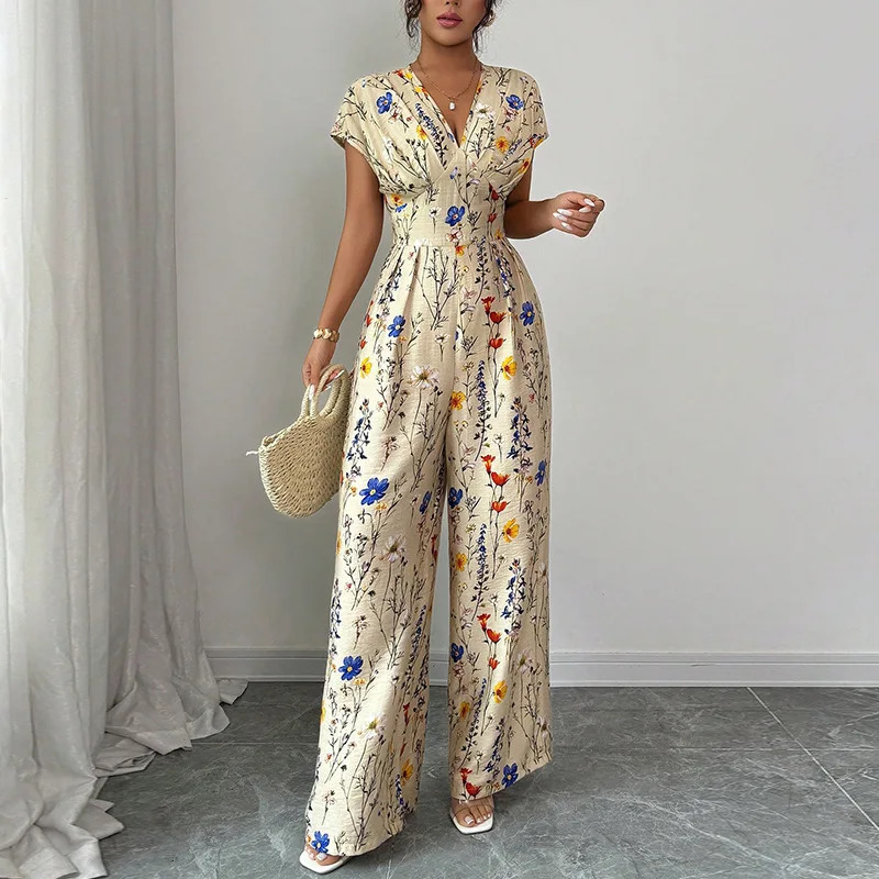 Womens Summer Elegant Short Sleeve High Waist Clothing Straight Office Lady Fashion Arrival Trendy 260623