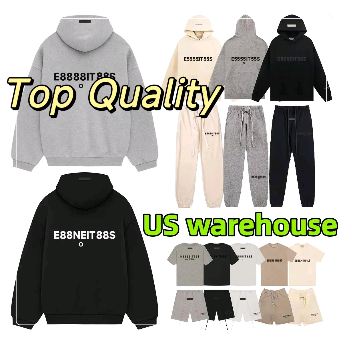 Designer mens shorts t shirts set hoodie Letter Printed Cotton Sports Shorts Loose Personalized Drawstring Shorts high quality Mens Casual Breathabl