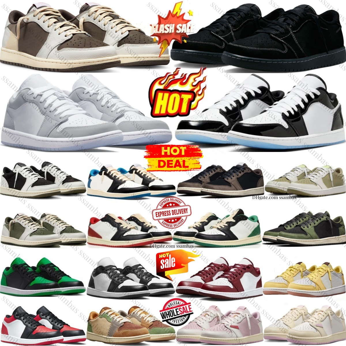Mocha Low Basketball 1s Sneakers Black Phantom Shoes 1 Olive Fragment Canary Pink Red Brown Medium women mens Lucky Green Triple White UNC Blue G-image-943075414