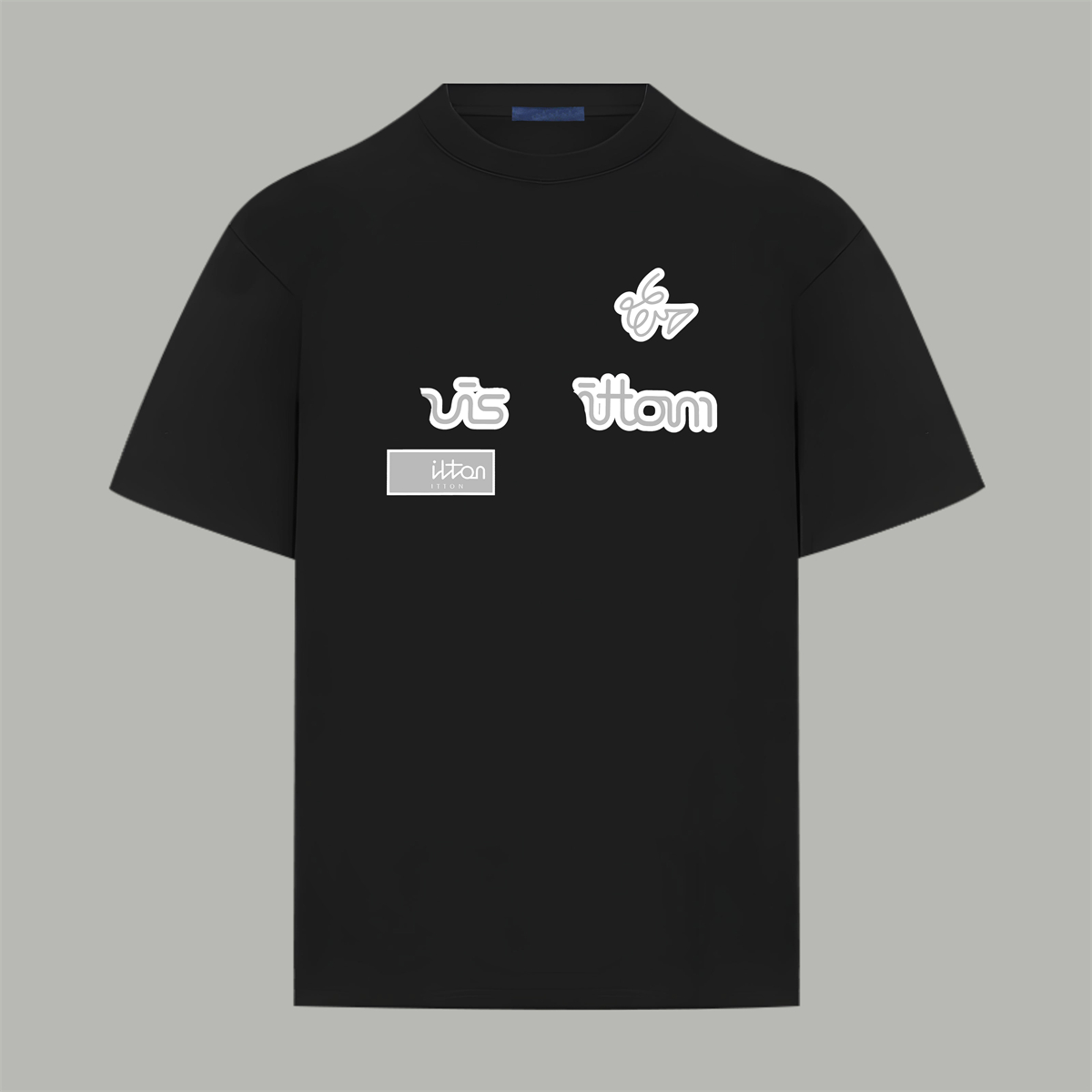 Men's Plus Tees & Polos Round neck embroidered and printed polar style summer wear with street pure cotton M set shorts tshirt 6623p8