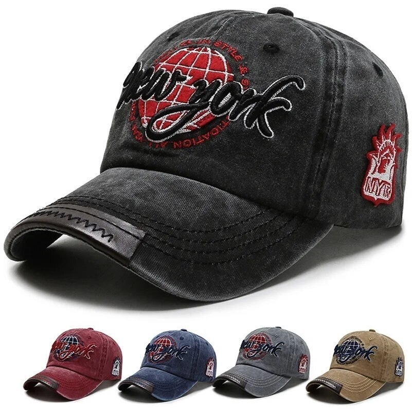Distressed Cotton Washed Baseball Cap Korean Outdoor Sunscreen Hat Casual And Versatile Street Spring And Autumn Sunhat260611ww