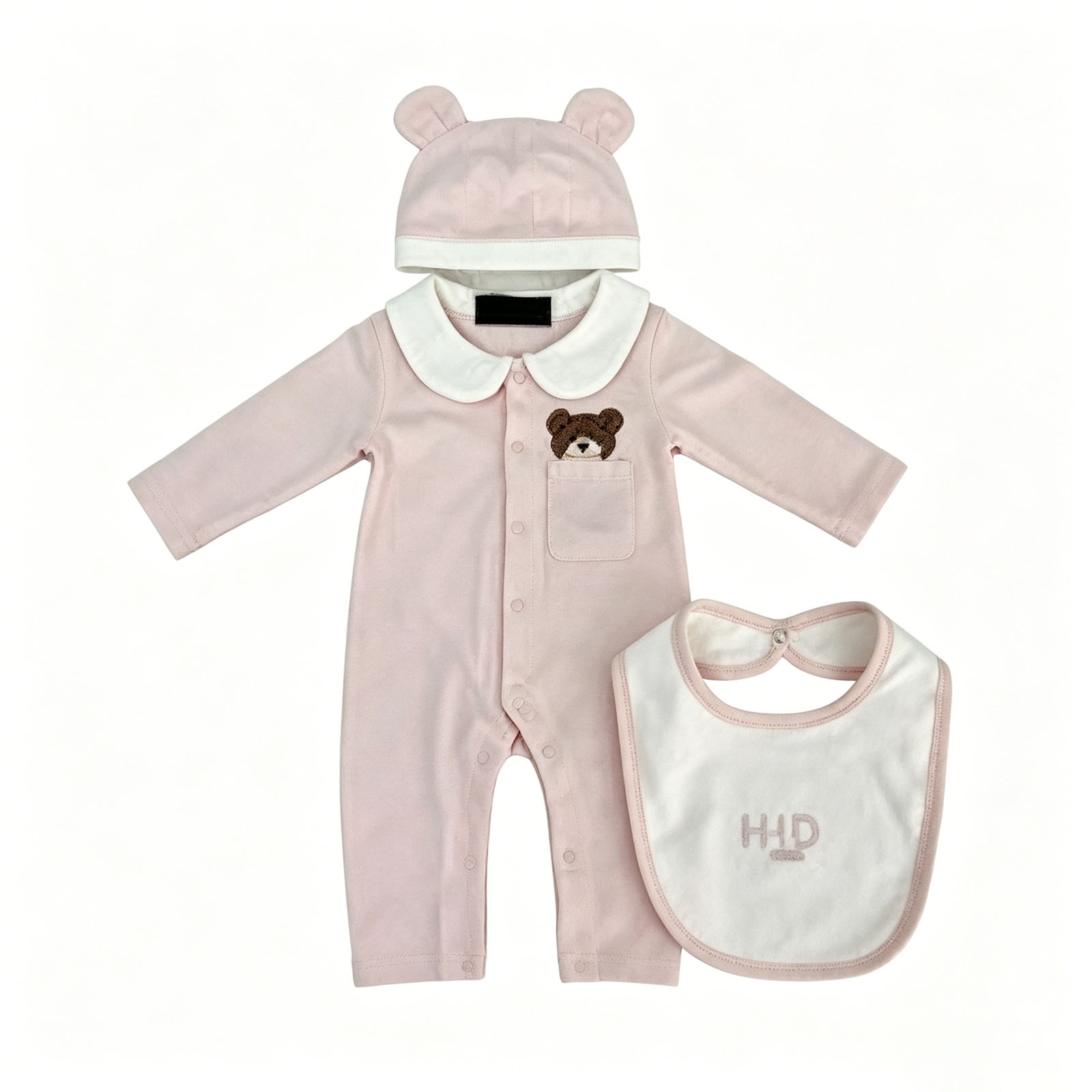 2026 perfume New New Newborn Baby Pure Cotton Romper Autumn cologne Boys Girls Jumpsuit Fashion Babies Three Piece Set Bodysuit Designer Kids Clothe
