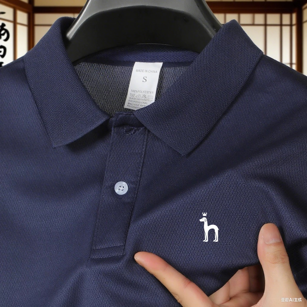 2026 Golf short sleeved mens polo shirt sports and leisure Tshirt fashionable simple solid color top 260616