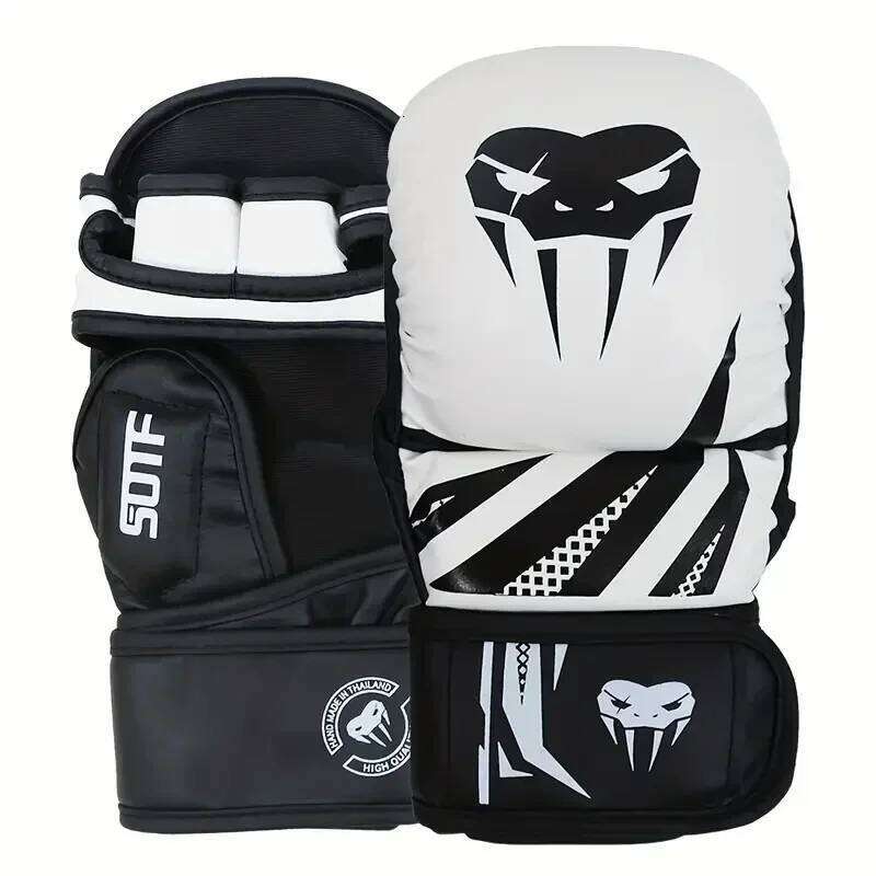Professional MMA Half-Finger Boxing Thickened Sanda Free Fighting Mixed Martial Arts Training Gloves W260624