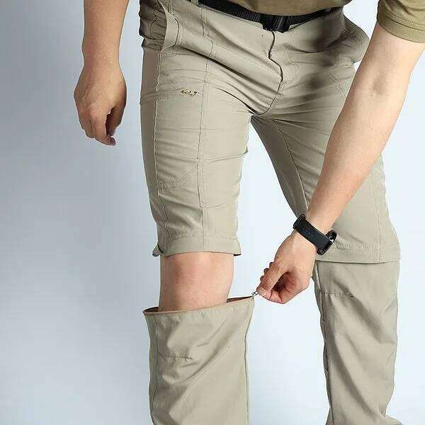 Men's Hiking Pants Convertible Zip Off Lightweight Waterproof Quick Dry Outdoor Fishing Travel Safari Camping Detachable Trouser W260624