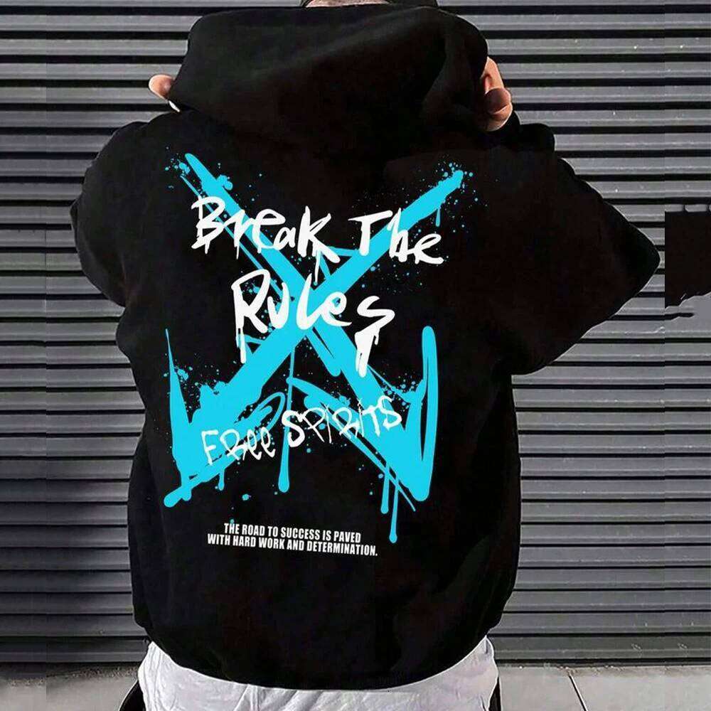 Printed for Casual Long Sleeve Hooded Sweatshirts Hip Hop Harajuku Hoodie Y2k Men Tops Hoodies Unisex J260624