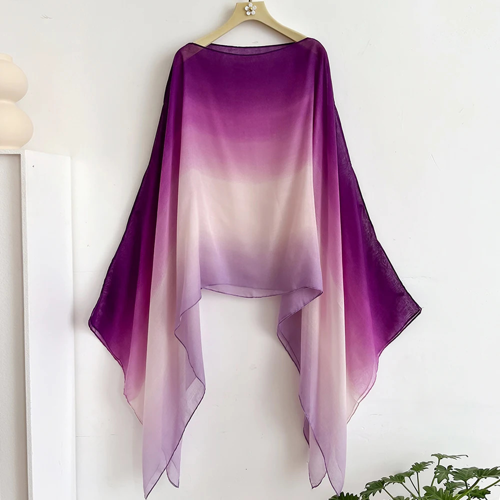 Spring and Summer Women Plain Colour Travel Ethnic Style Shawl Cotton Linen Feel Thin Type Sunscreen Beach Towel Split shawl260618