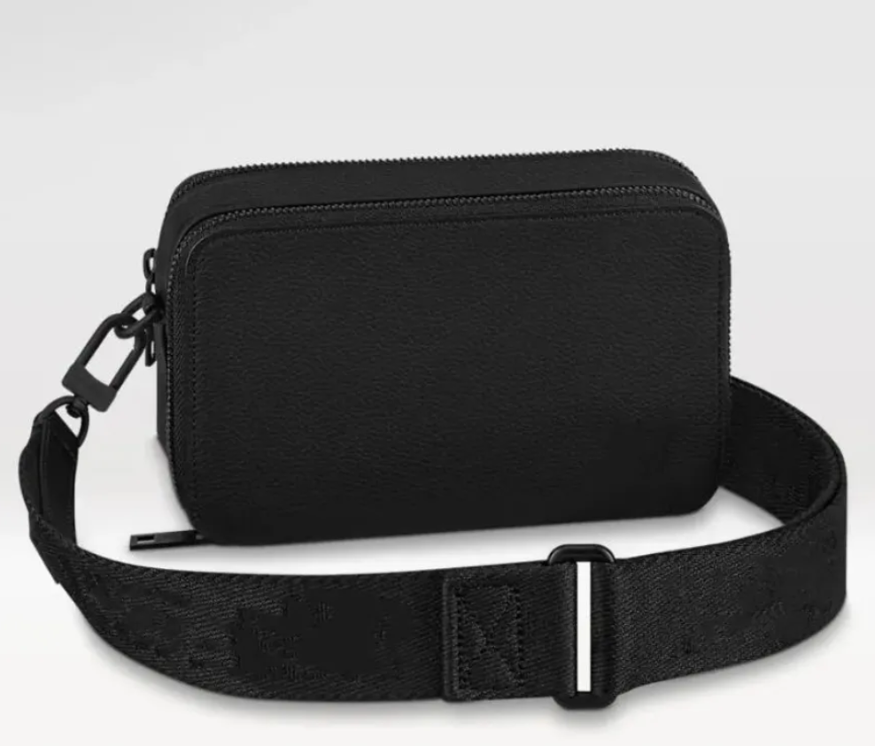 10A Genuine Leather Designer bags ALPHA WEARABLE Mens totes handbags Mini Cross body mobile phone bag women Mon messenger wallet Luxurys Camera card
