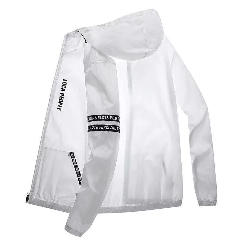2026 Summer Sun Protection Clothing Mens Casual Quickdrying Bicycle Hooded Jacket Plus Size Hiking Thin Skin windbreaker 260624