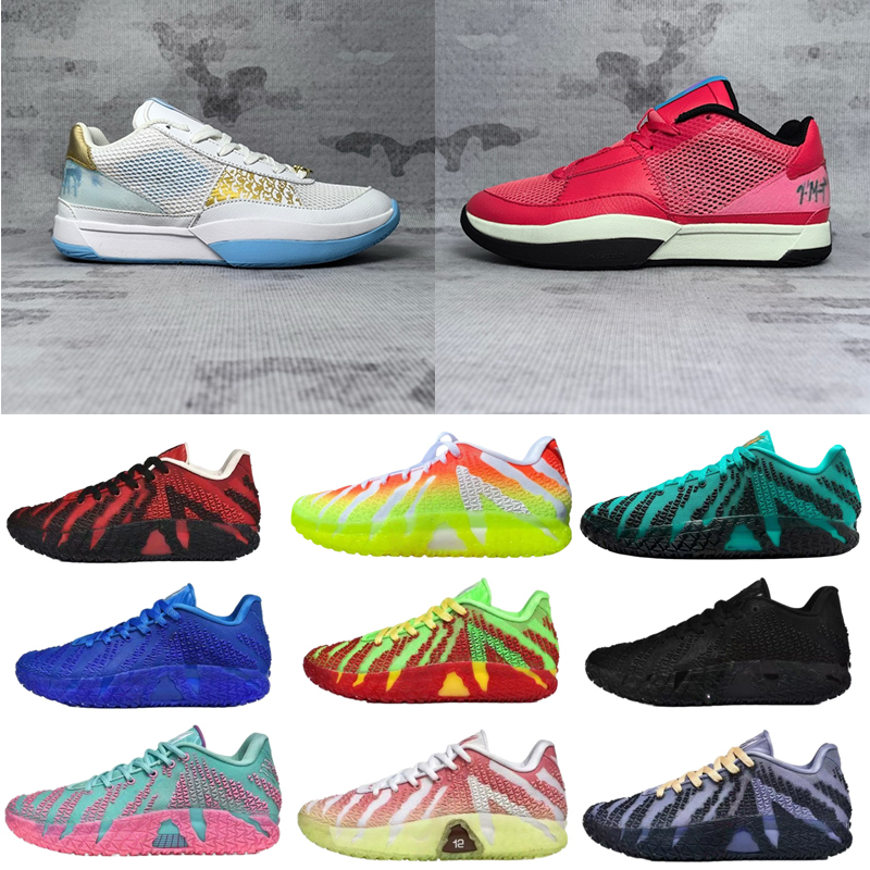 Designer JA 1 2 Basketball Shoes Men Women Morant Sneakers Ja3 Trainers Shoes Price of Admission NY Light Show DropShiping accepted 36-46