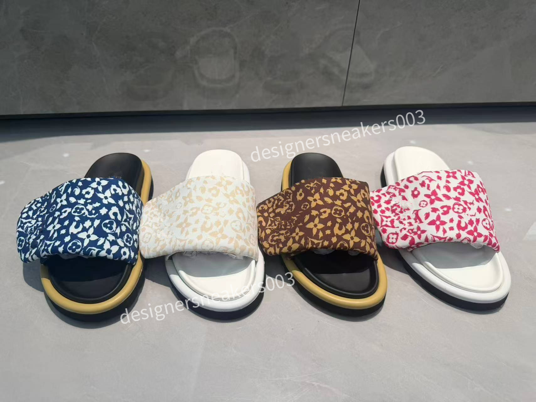 Designer Slippers sandals Men and Women brown slides Genuine Leather Casual Shoe summer beach gladiator Mules hasp Woman top quality Flat Slide sjml