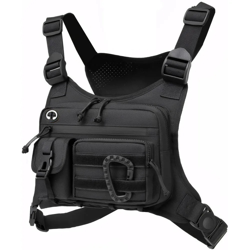 Outdoor Tactical Chest Bag Mens Vest EDC Waterproof Anti-Theft Chest Pack for Cycling Bags Running Front Chest Bag 260624