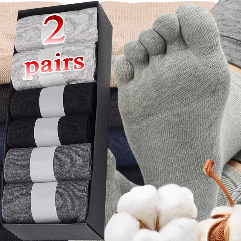 Elastic Cotton Five Toes Sock Breathable Anti Odor Finger Socks Men Women Multi Color Sturdy Soft Protective Toe Hosiery 260625