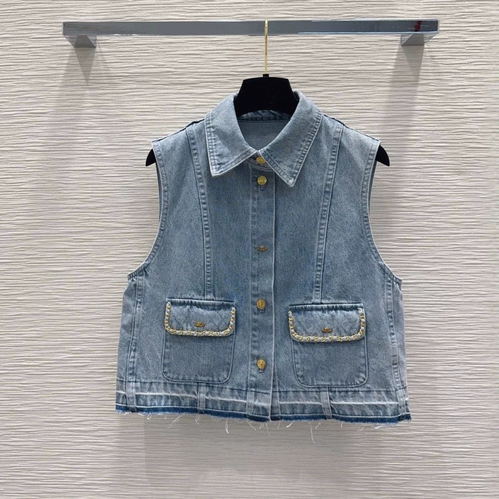 Designer women's suit sets Summer New High-Waisted Denim Shorts Short-Sleeved Jacket Vest Jacket f752