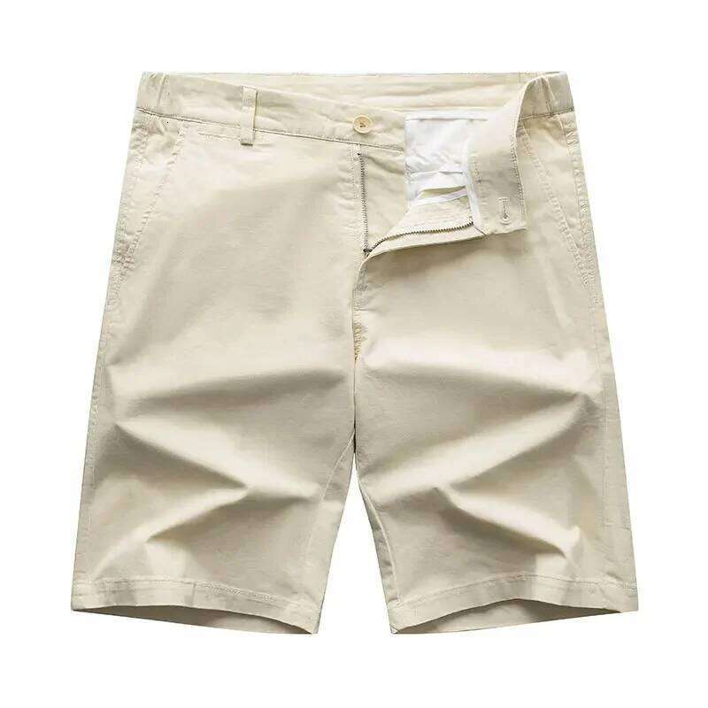 Summer Men's Casual Korean Style Cotton Fashion Sports Shorts Men Solid Color Breathable Jogger Knee Length Pants 26Y0625
