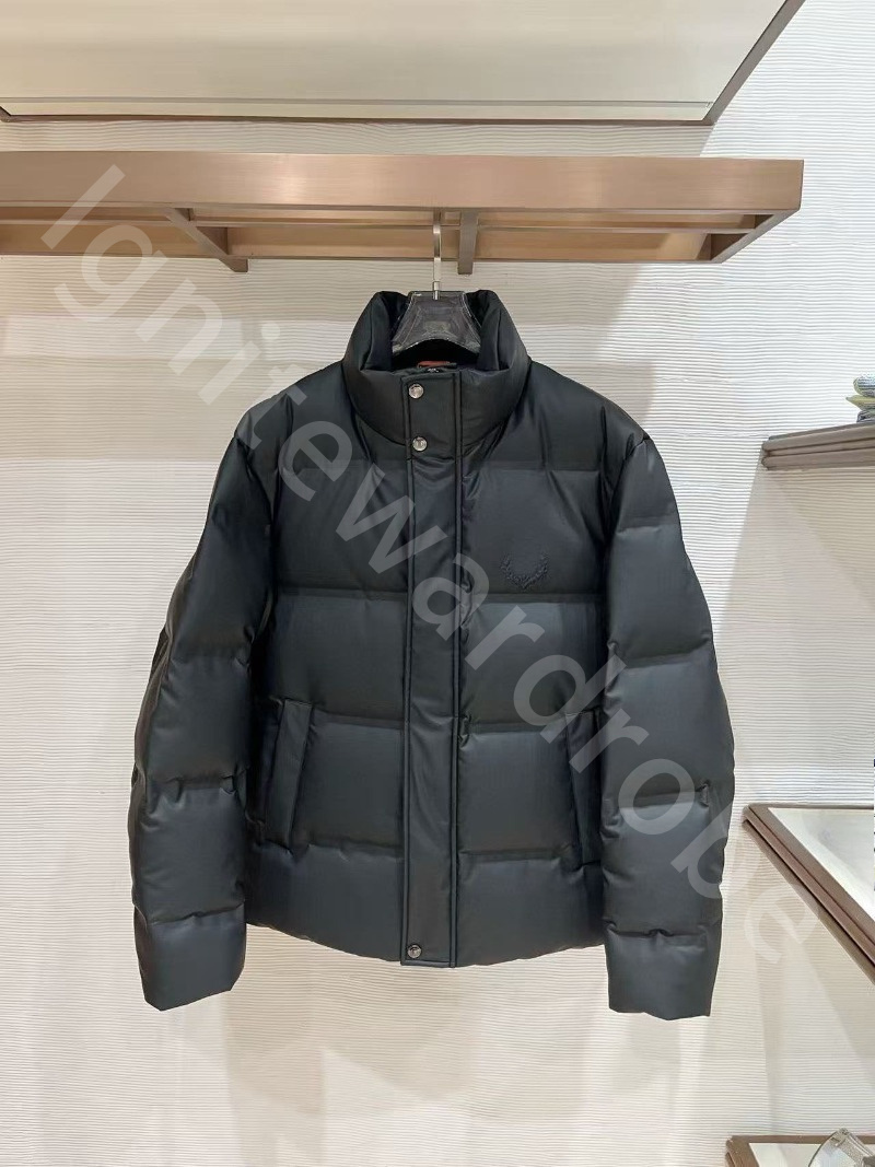 Quite Luxury Designer Autumn and Winter Designer Downs for Men Fashion Embroidery Old Money Mens Stand Collar Down Jacket Warm Windproof Coat L1289