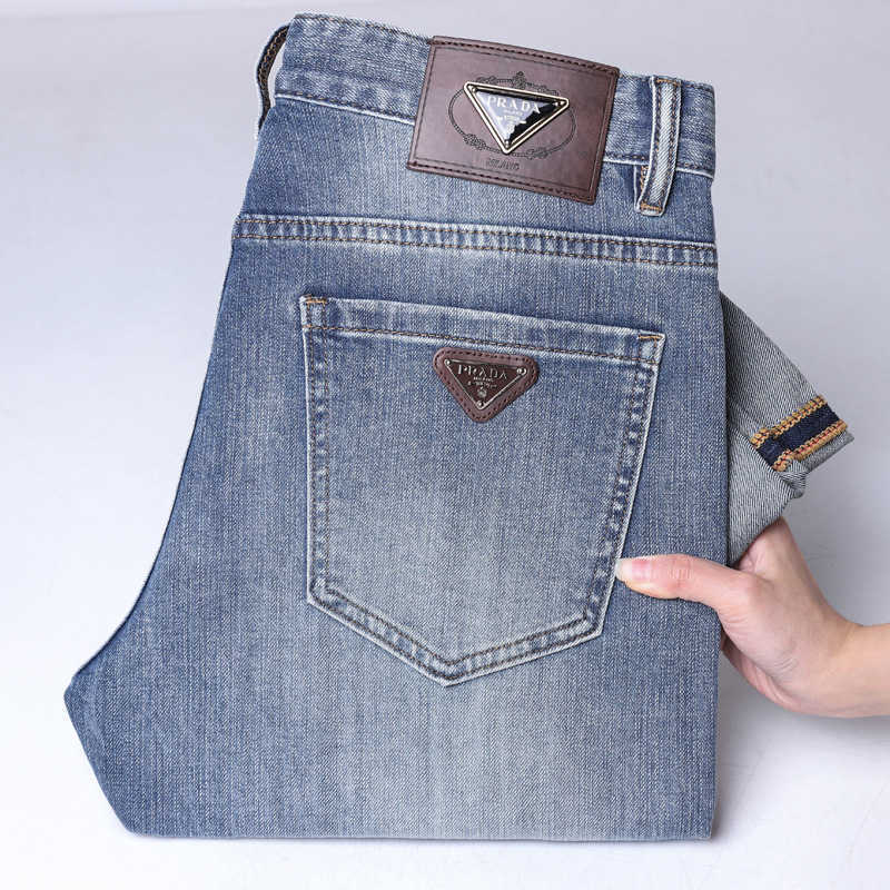 mens jeans designer men's jeans high-end European style slim fit new spring label P replica RUYH