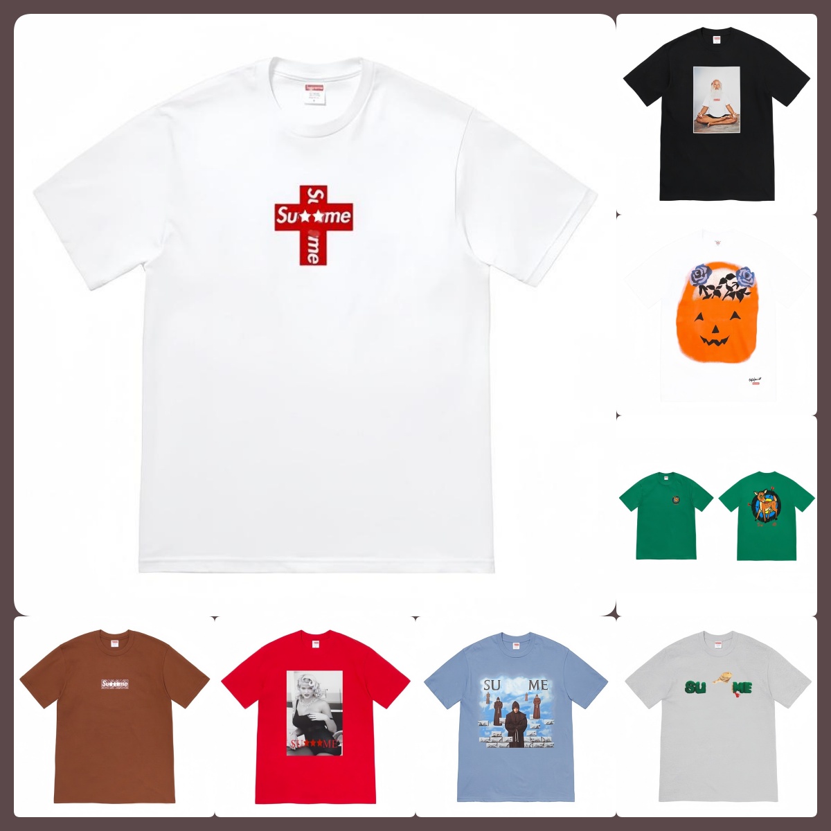 SURPREMIÈREMENT T-shirts Pour Hommes Femmes Américain Hip Hop Tendance Dessin Animé Graphique Classique Respirant Tee École Jeunesse Unisexe Coto
