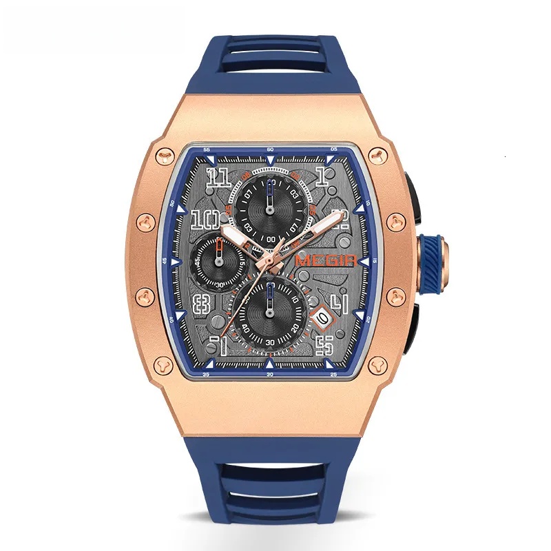 Designer New Men's Sports Watch Premium Waterproof Luminous Square Business Watch 316 Stainless Steel Case Quartz Watch 8411 Luxury Wristwatch