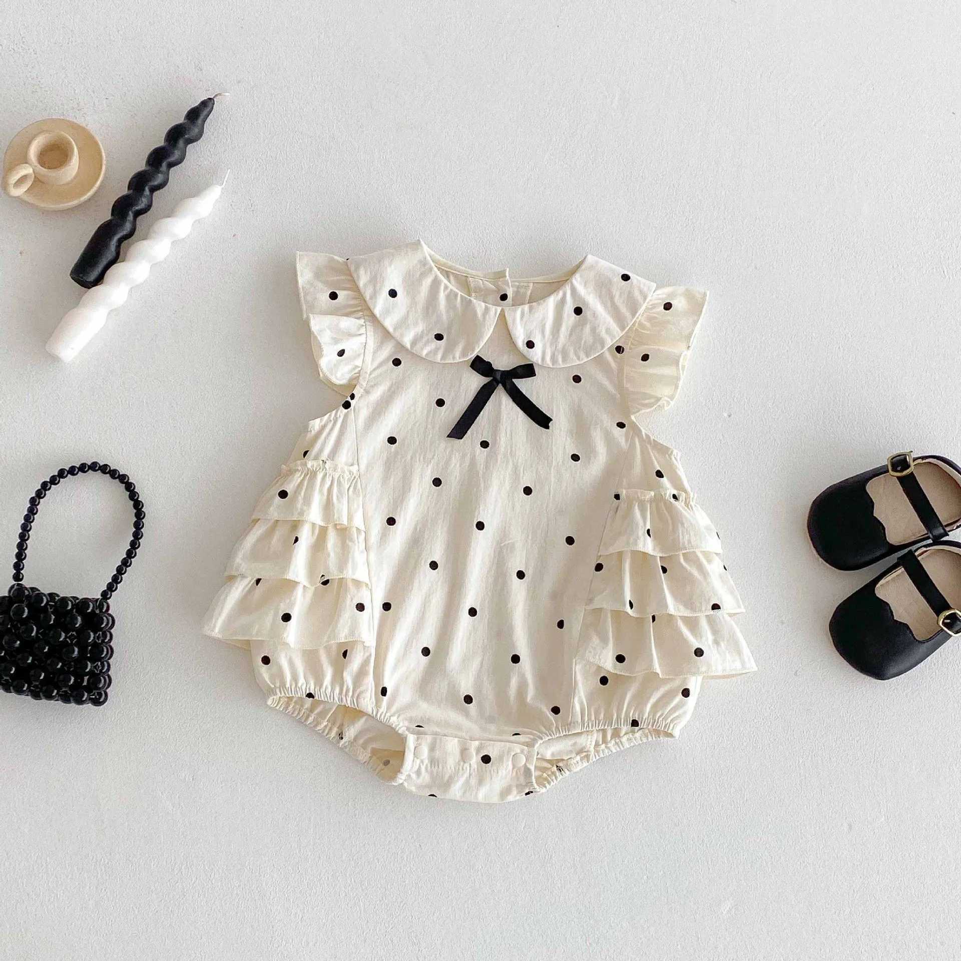 Baby one-piece dress - Korean style - girls summer dress without sleeves - lightweight and stylish - suitable for summer Y260625W9FG