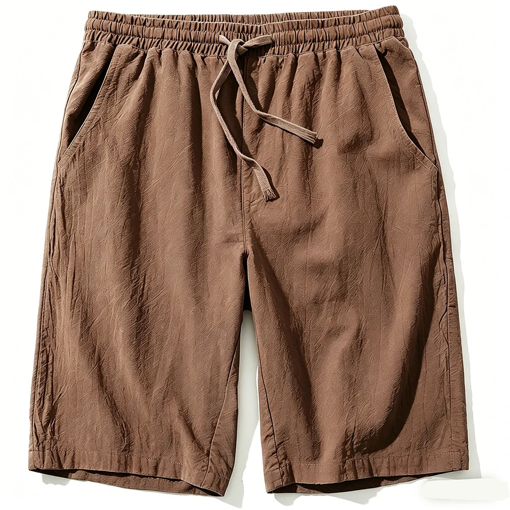 2026 male Men Shorts for Cotton Linen Casual Breathable Beach Mens Short Sweatpants Vacation Gym 260624