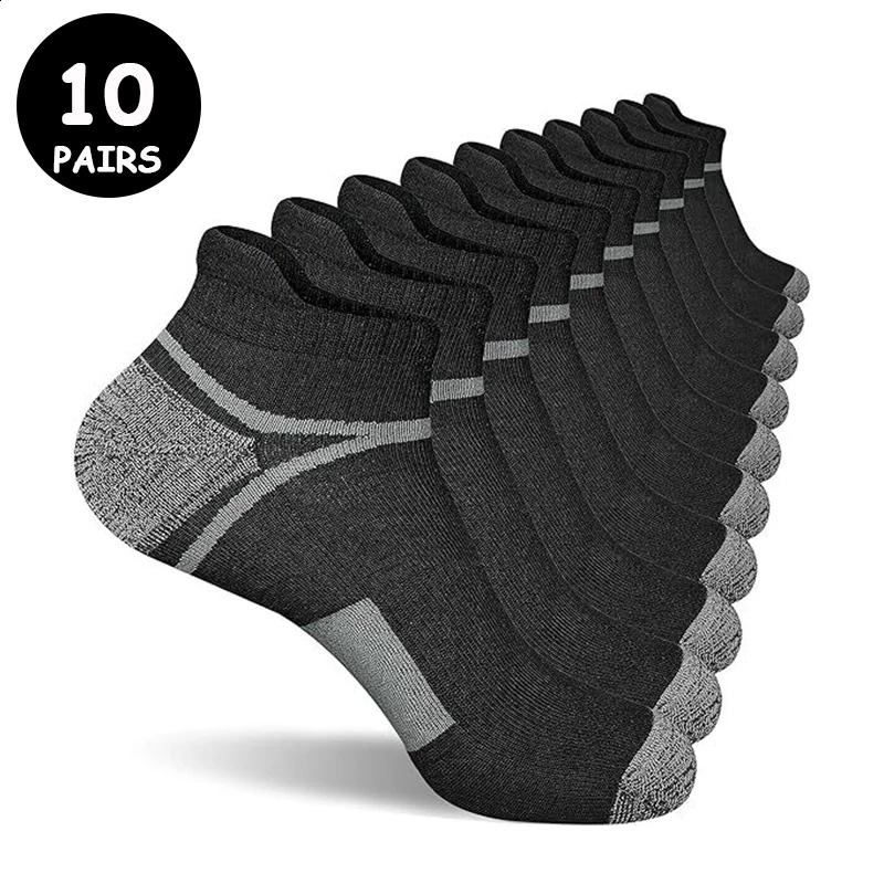 10 Pairs of HighQuality Mens Sports Fitness Running Socks For Spring and Summer Outdoor Leisure Breathable Short 260622