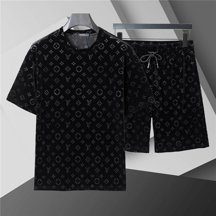 2026 Luxury Mens Shorts Sets Designer Tracksuit Summer Set For Men Fashion Letters Print Graphic T Shirt Short Sleeve Suit High Quality 2 Piece Set