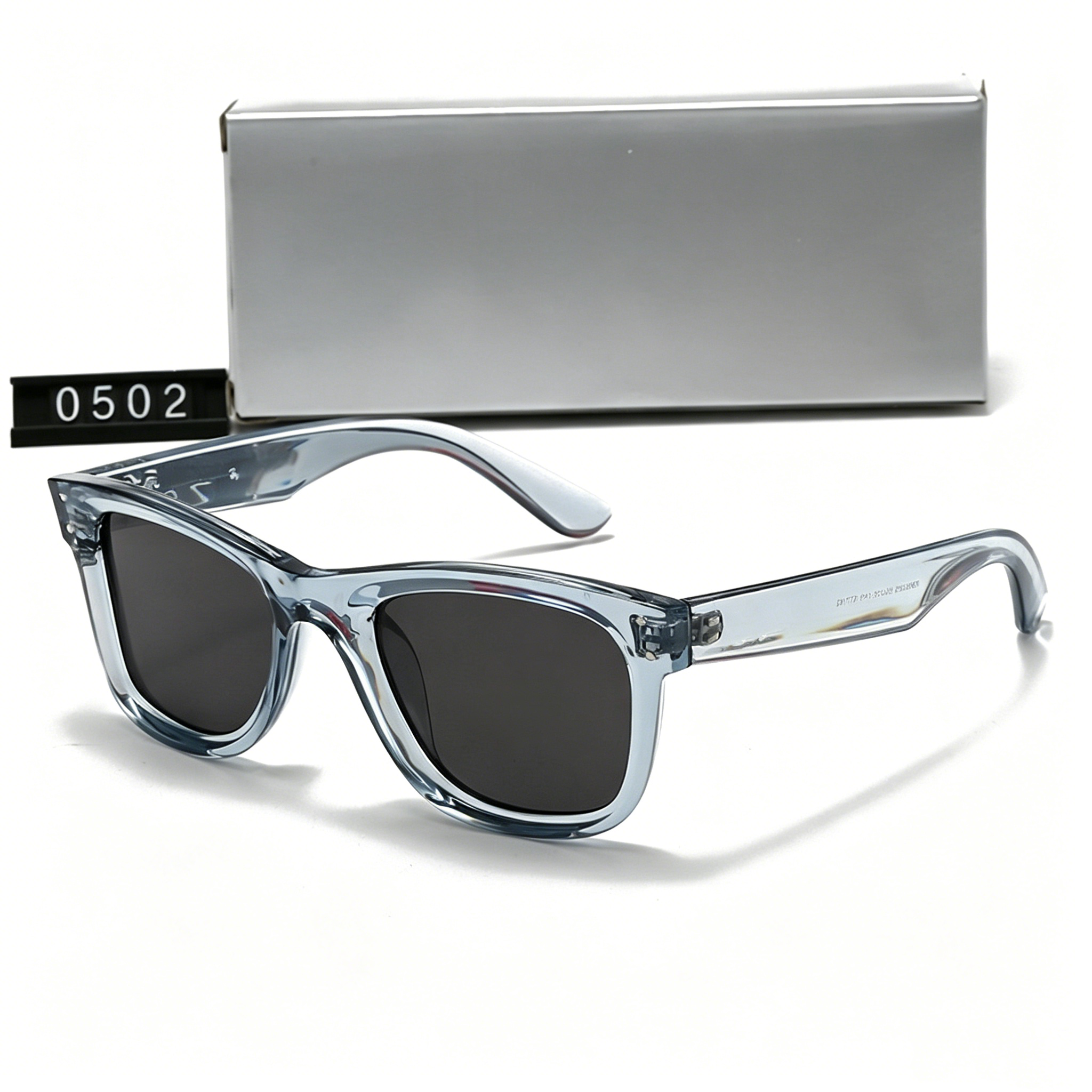 2026 New Square Sunglasses Unisex Classic Rivet Decor Frame UV Protection Polarized Lens Fashion Eyeglasses for All Occasions Summer Outdoor Activit