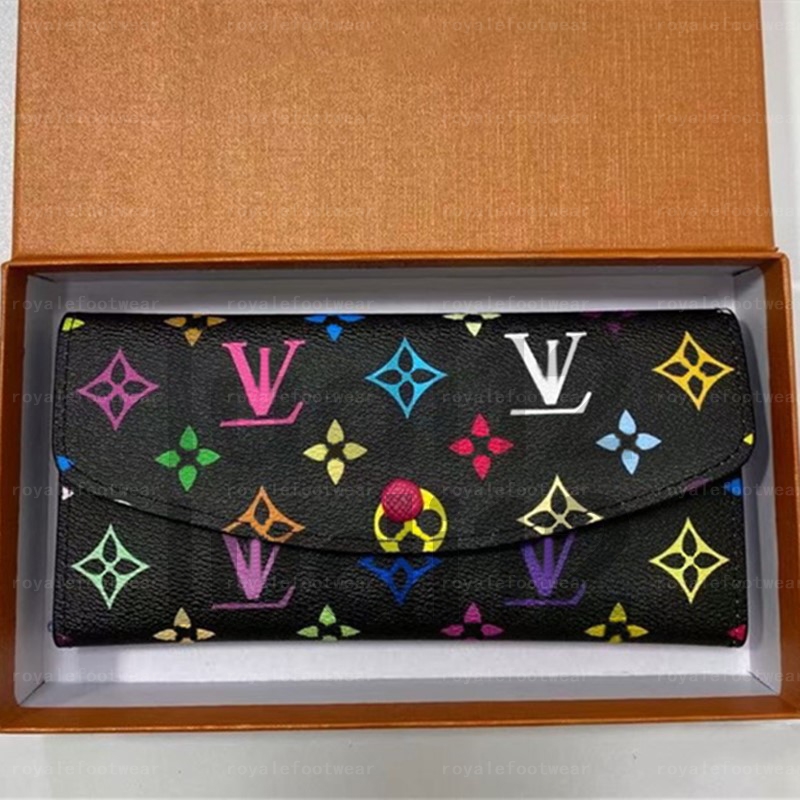 Hot selling Victorine Coin purse women Multiple coin bag wallet zipper Monogram bag Classic Flower Checked wallets key case card holder leather emil