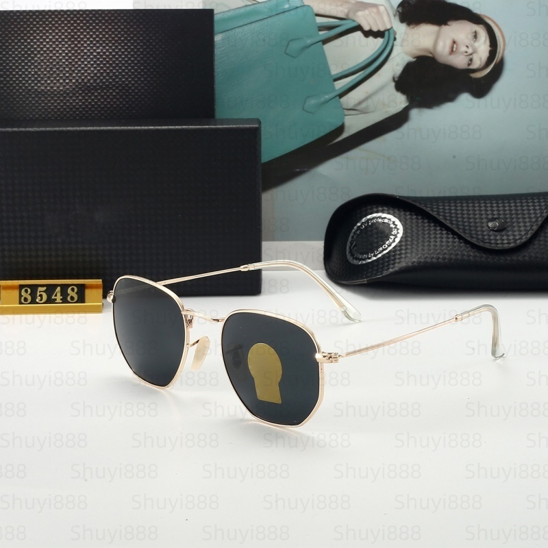 RB men sunglasses for women designer sunglasses luxury shade letter logo rivet full frame outdoor mirror outdoor casual polarized UV400 lens protect