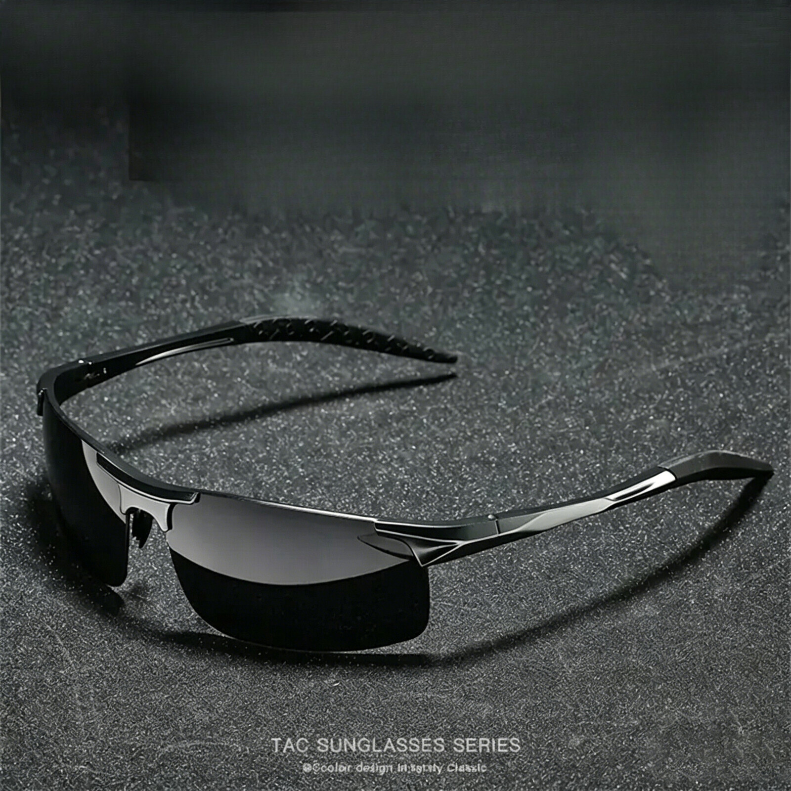 2026 new mens driving sunglasses mountaineering polarized strong light driving photochromic fishing sports intelligent photochromic sunglasses