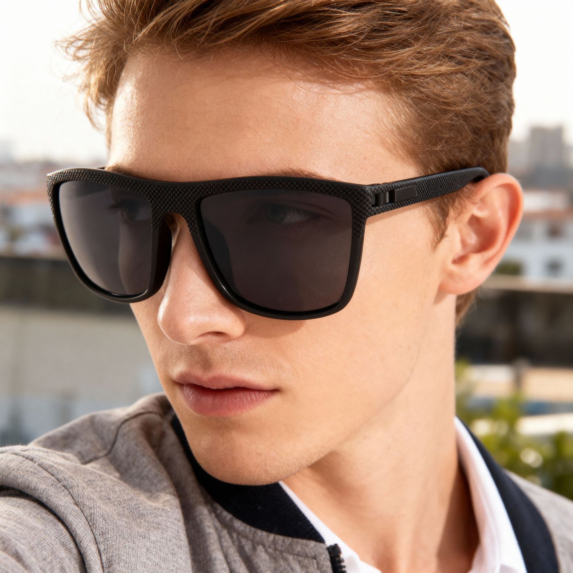 New Men's Sunglasses For Outdoor Sports, Sun Protection, High-End Cycling Glasses, Wholesale From Manufacturer