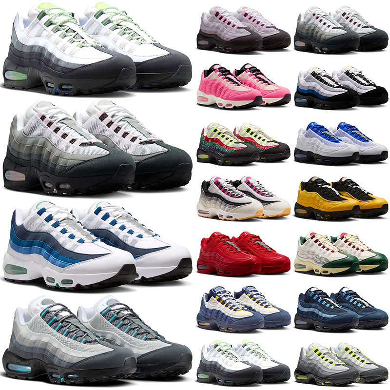 with box 95 95s designer running shoes for men women stylish sneakers durable sports outsoor sneakers triple black white navy blue red yellow d h ga