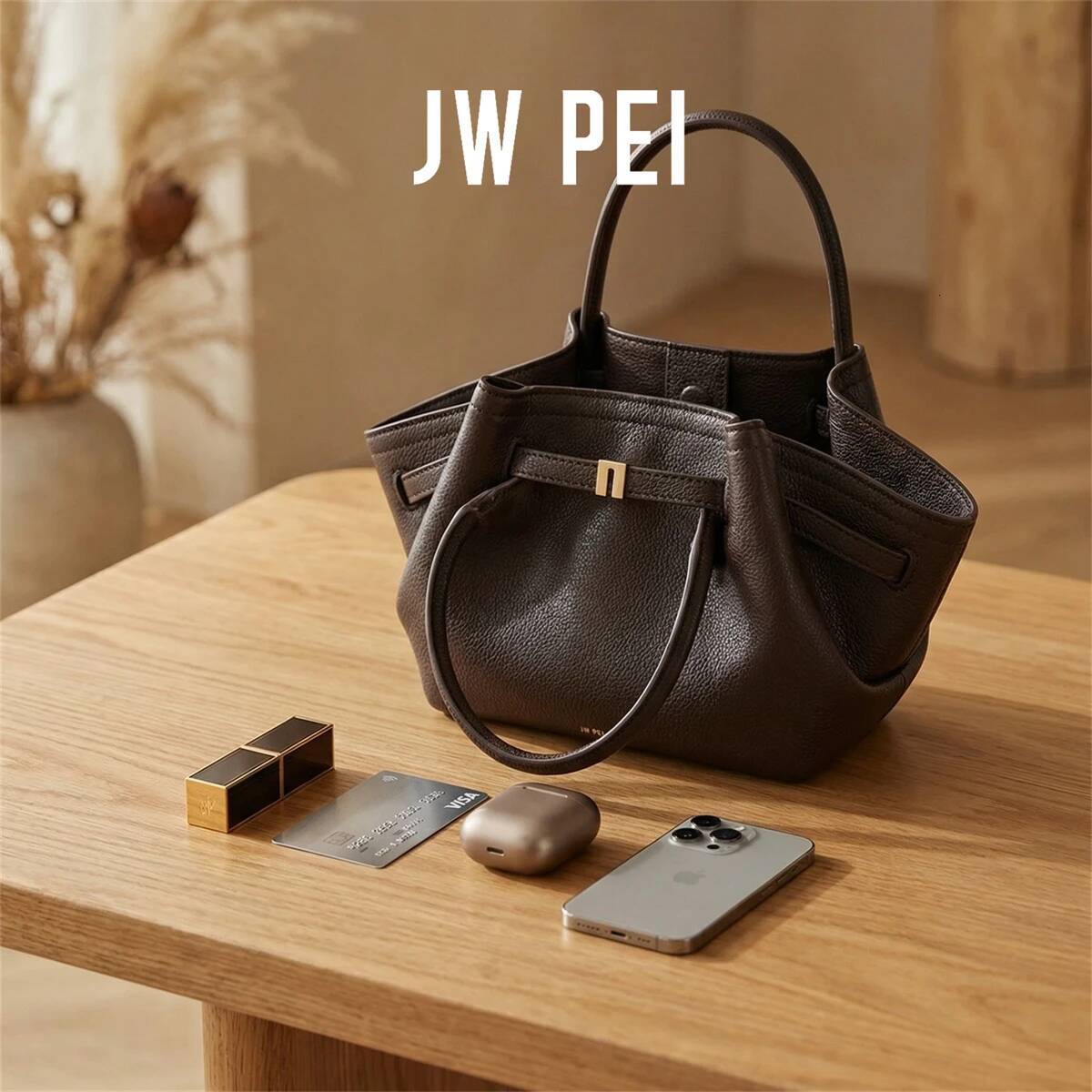 Designer bag 336 JW PEI Women's Dumpling Large Capacity Tote Handbag, Trendy Shoulder Bag Light Luxury Soft Leather Casual Daily Crossbody