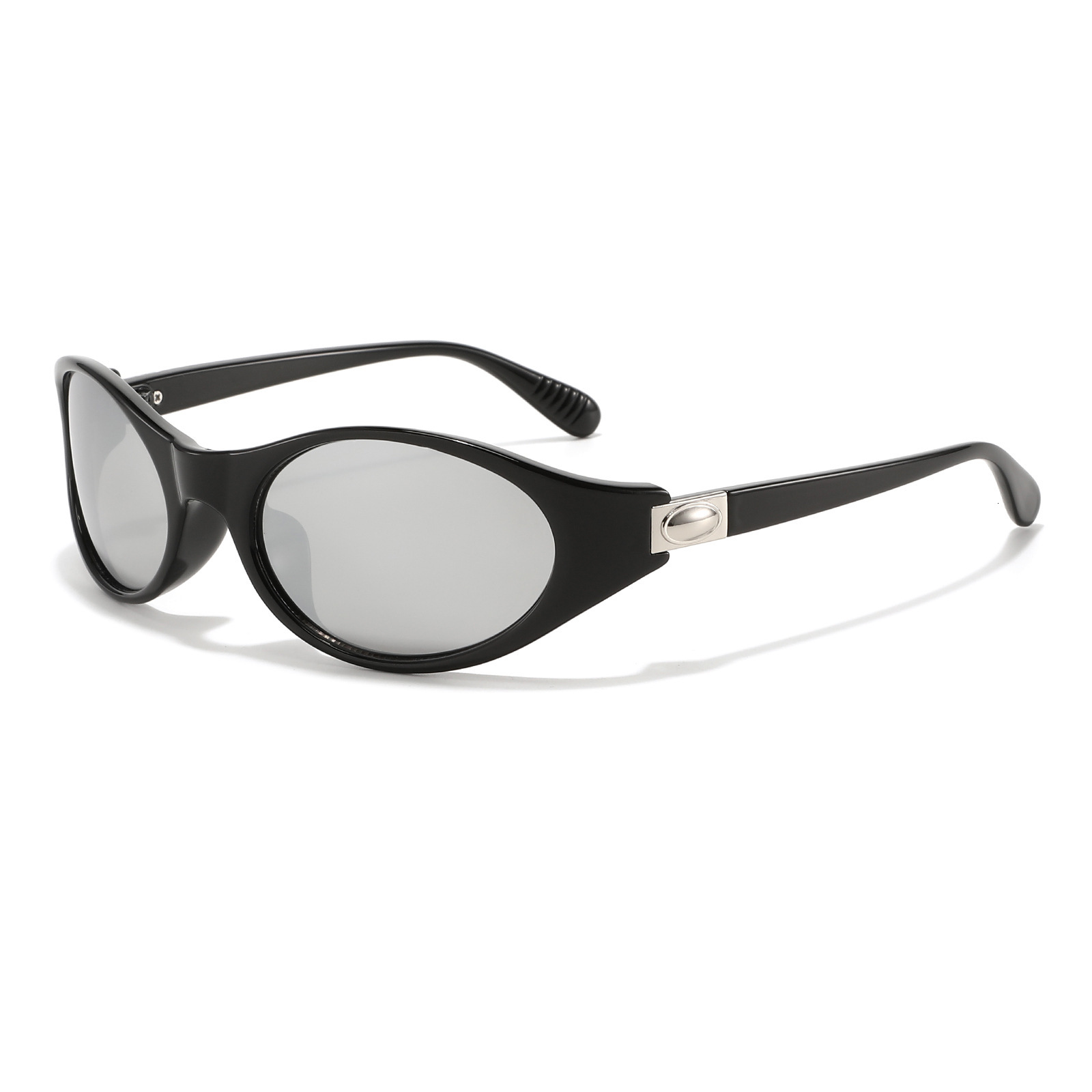 20 New Vintage Y2k Hot Girl Headband Women, High-End Casual Uv-Protective Oval Sunglasses For Men