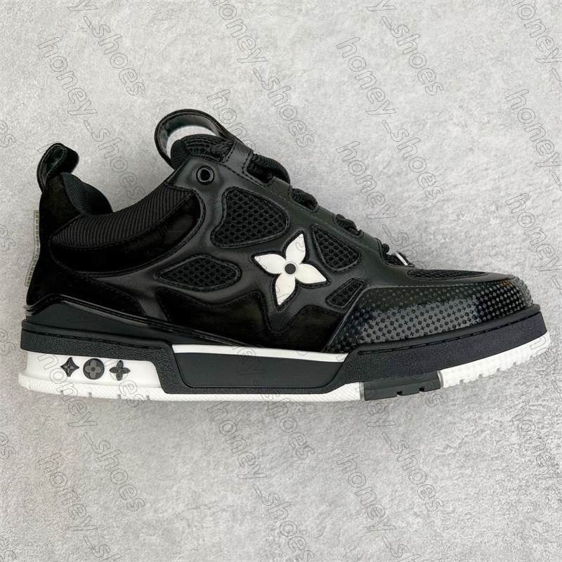 2026 New Mens Sneakers skate Bread Shoes Fashion Trend Oblique Side Classic Floral Designer Casual Versatile luxury brand Mens Outdoor Driving Airpo