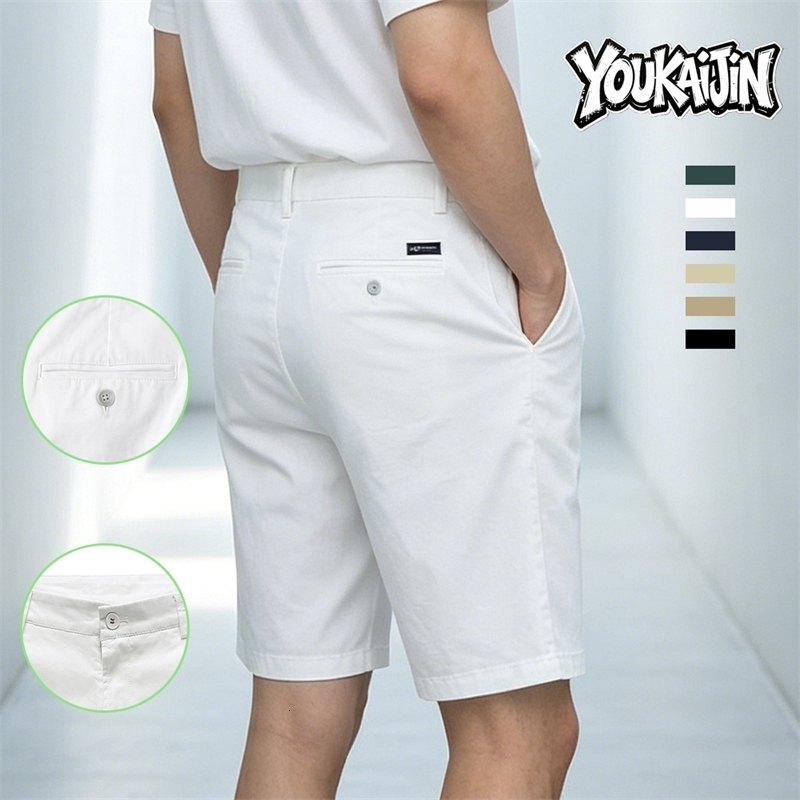 Mens Shorts Loose Large Size MultiPocket Overalls Summer Cotton Comfortable White Pants Outdoor Casual Sports Beach y260624