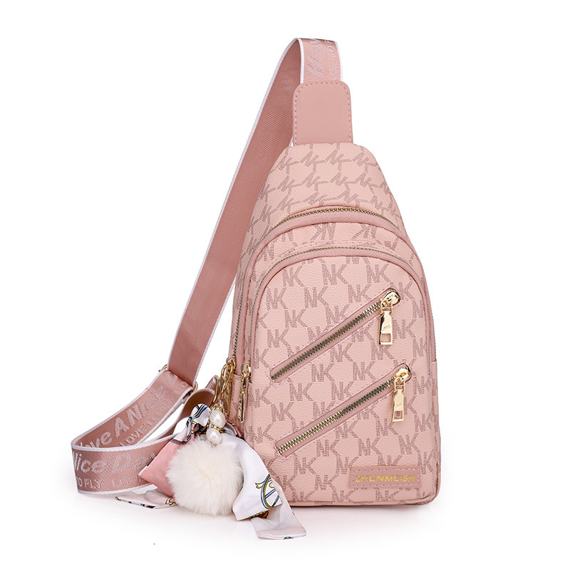 New Women's Casual Versatile Ladies' Chest Korean Style Soft Leather Small Backpack Fashion Single Shoulder Crossbody Bag