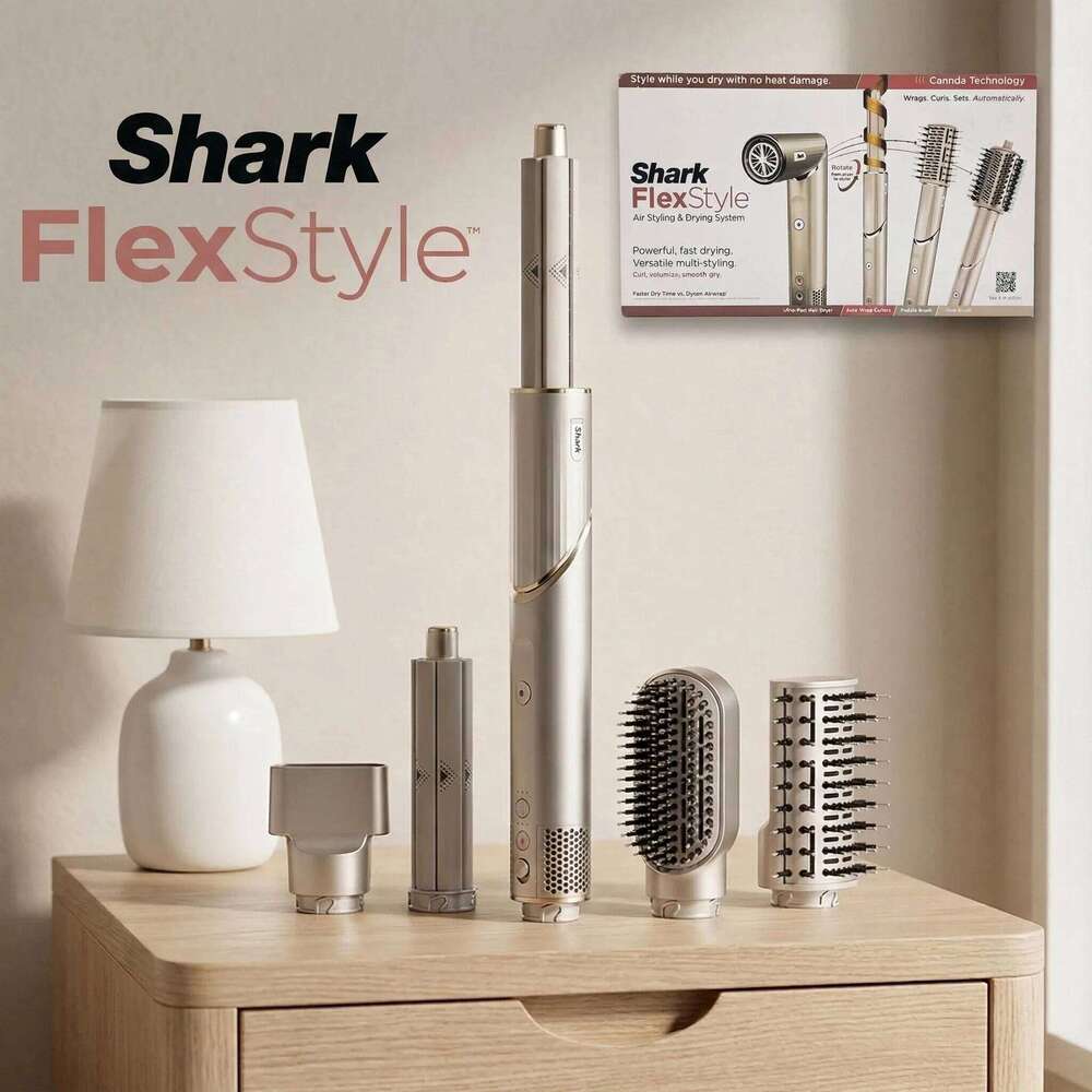 Shark HD430 Negative Ion 5-in-1 Multi-function Automatic Curler High-speed Hair Dryer 26Y0625