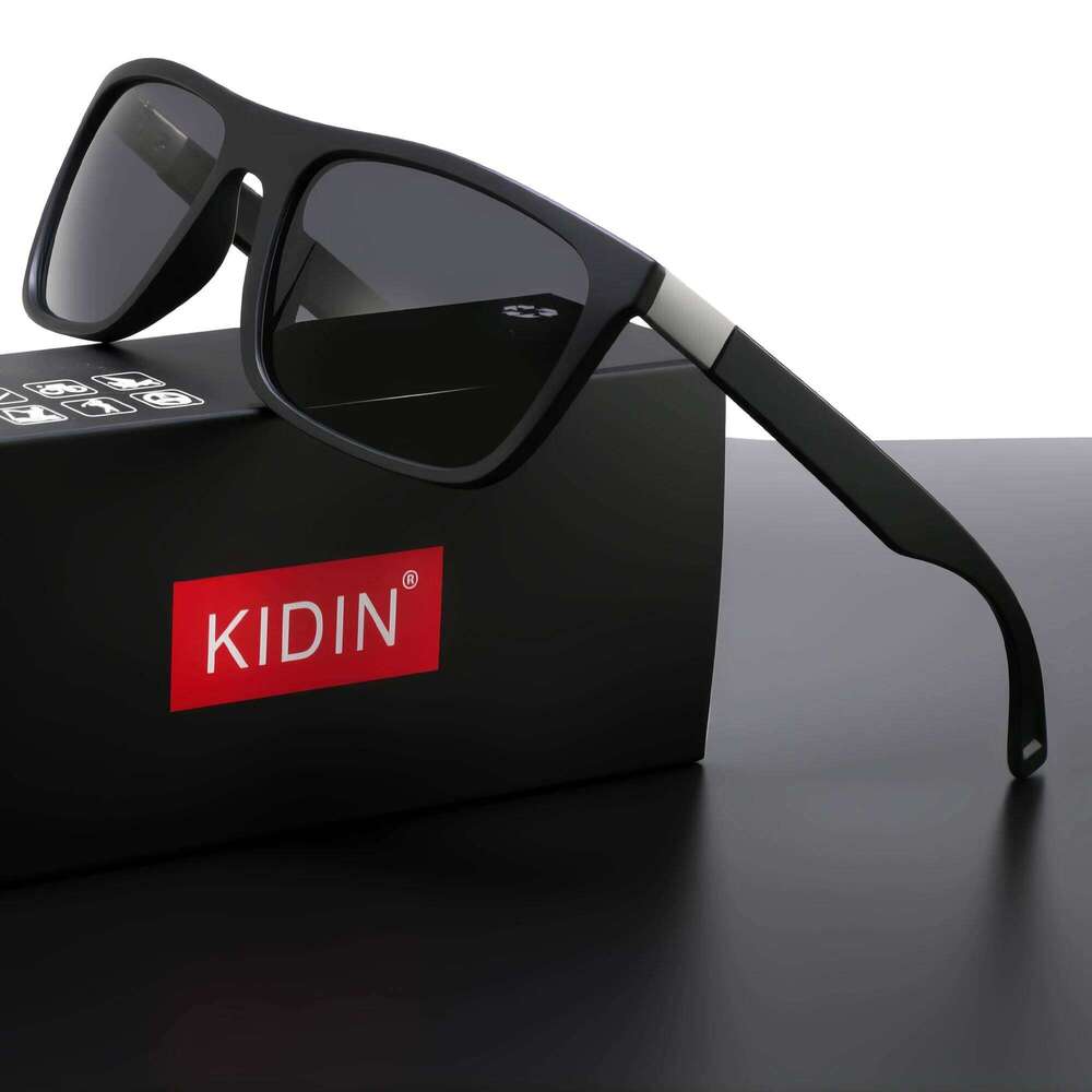 Sport Polarized Sunglasses Men UV400 Driving Fishing Outdoor Square Sun Glasses Lightweight Classic Style Travel Summer Vacation 26L0625